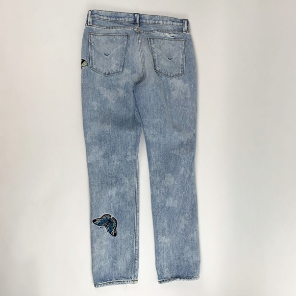 HUDSON Jeans, Light Blue, butterflies embroidered - Picture 5 of 8